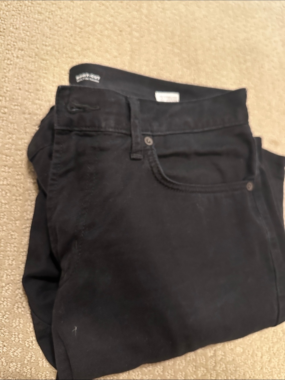 Old Navy bootcut black jeans